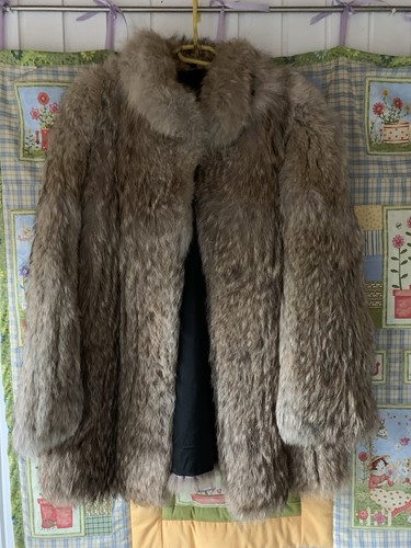 Damen echt pelzjacke wolf - pelzjacke,