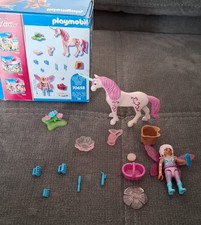 PLAYMOBIL Fairies, 70658 Einhorn mit Pflege-Fee