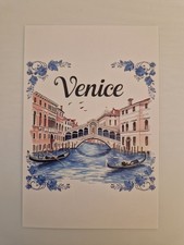 B4. Souvenir Postkarten 10X15cm Venedig Italien Postcard Venice Italy Venezia 