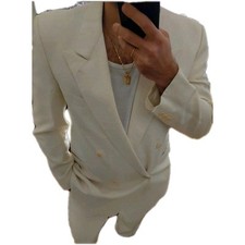 Sanremo anzug seide creme - seide,