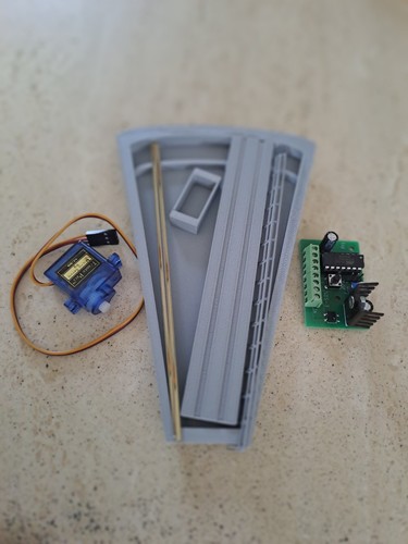 Segment drehscheibe mit - drehscheibe, servo