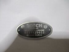 Verteiler Schild Bosch Typenschild Benz Porsche VJR4 0231129022 356 VW Käfer ?