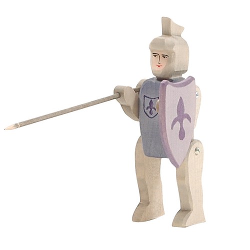Ritter reitend blau - ,