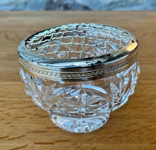 Vintage geschliffenes Glas