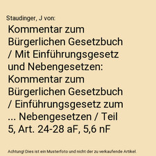 Kommentar zum Bürgerlichen
