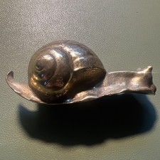 Schnecke messing setzkasten - schnecke,