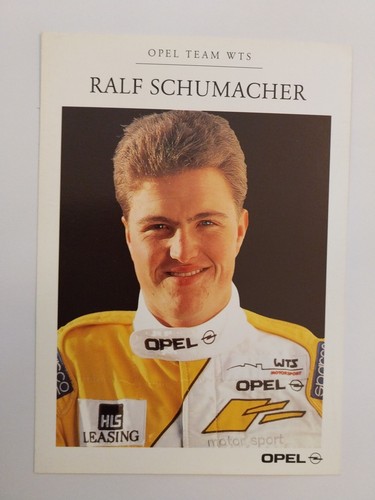 Ralf schumacher autogrammkarte - schumacher,