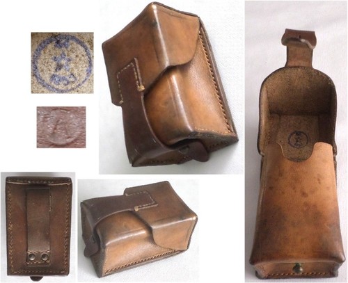 Leder patronentasche - leder,