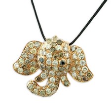 Brillant Anhänger "Elefant"