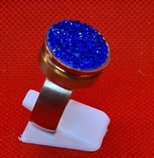 Edelstahl Ring Chunk Mit Zirkonia Strass Stein Druckknopf Hingucker Gr 20