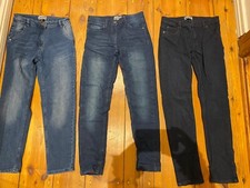 3Mädchen  Jeans Gr.152 blau, 1 x Gefüttert, Thermojeans, Neuw.