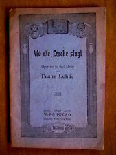 "Wo die Lerche singt … -