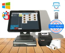 TSE+ TOUCH Computerkasse Kellnerkasse für Restaurant Cafe bis 75 Tische Kein ABO