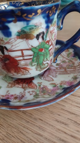 Japanische tasse mit teller - tasse,