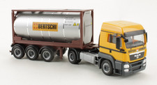 MAN Tankcontainer-SZ Bertschi Luxembourg Herpa 1:87 H0 ohne OVP [ME6-E6]