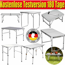 Campingtisch Koffertisch Alu