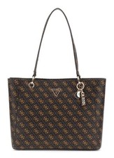 GUESS Noelle II Tote Bag Schultertasche Tasche Brown Logo dunkelbraun hellbraun