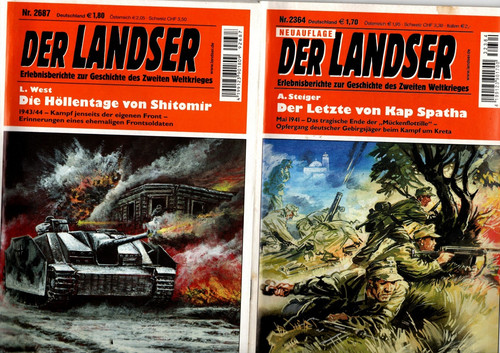 Alte ausgaben landser orange - ausgaben,