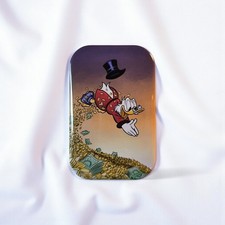 Dagobert Duck Geldspeicher Geldbad | Kühlschrankmagnet Disney Comic Kult