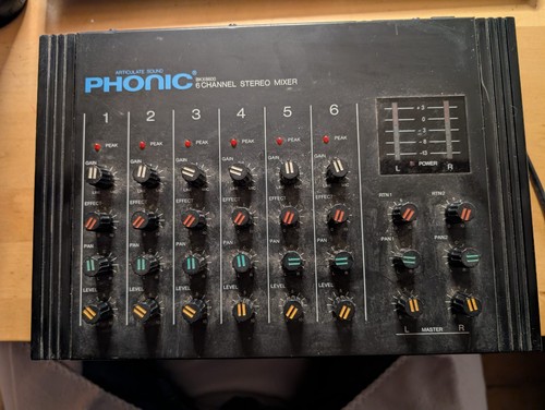 Phonic bkx 8600 - 8600, channel