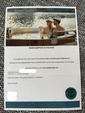 Badedampfer Gutschein Berlin