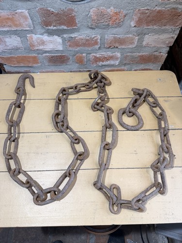 Alte eisenkette haken ring - alte,