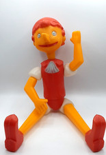 Pinocchio Puppe Alt Vintage UDSSR - Harthunststoff Verbunden Toy Russisch 70 er