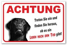 AdriLeo Schild - Vorsicht