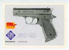 ERMA-WERKE Bedienungsanleitung ERMA EGP 490 Kal. 9mm P.A. Knall PISTOLE (31