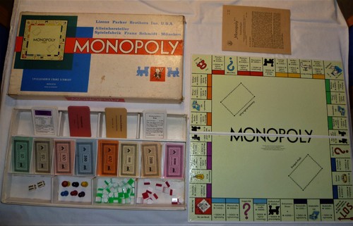 Monopoly 1961 franz schmidt - monopoly,