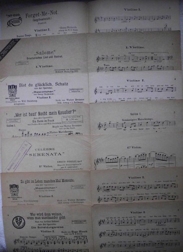 Notenhefte x alte - notenhefte:, 8