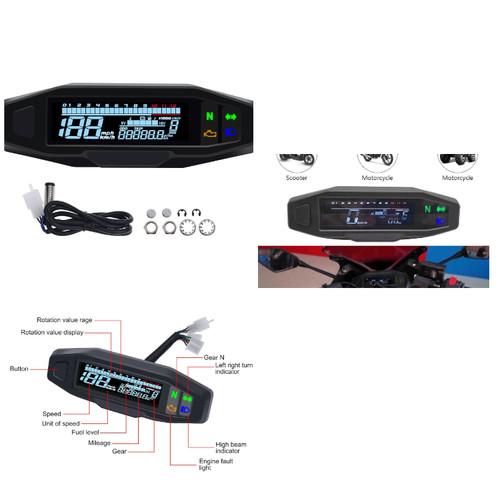 Universal digital tachometer - digital,
