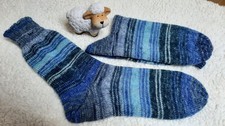 handgestrickte Socken Gr