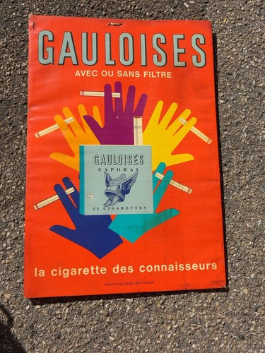 Gauloises caporal werbetafel - gauloises,
