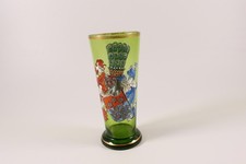Böhmen Becher Glas Wappen