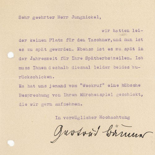 Autograph gertrud bäumer - autograph,