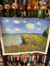 Ölgemälde auf Leinwand Meerblick nach Monet 68 x 56 cm