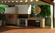 LUXUS Grillkamin-Set ZEUS GG