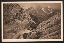 Meilerhütte, Berghütte der Sekt. Bayerland des D. u. Oe. A. V., Ansichtskarte 