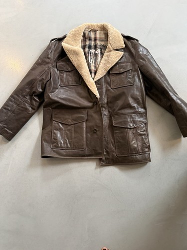 Herren leder jacke braun - leder-jacke,,