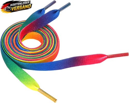 Regenbogen schnürsenkel - regenbogen, 4