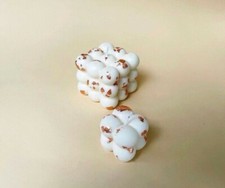 Bubble candle  Kerze Weiß Blase Cube im Set, Geschenk, verschiede Farben 