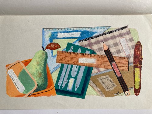 Vintage gouache malerei - vintage,