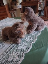 Steiff-Hund  Plüschtier Terrier Schnauzer 25 cm sitzend Vintage  u. Weitere...