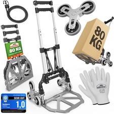 GARDEBRUK® Treppenkarre Aluminium klappbar 80kg Transportkarre Sackkarre Umzug