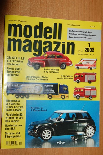Modell magazin jahrgang 2002 - modell,