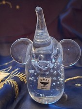 Elefant aus Glas, rund, Gral, handmade in Germany, sehr schöne Lufteinschlüsse