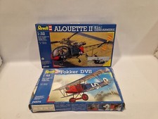 C3-AG REVELL ALOUETTE II KLu/GENDAEMERIE 1:32 FOKKER DVII 1:48 MODELL FLUGZEUG
