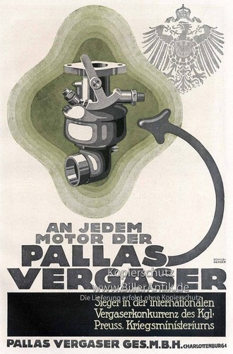 Pallas vergaser preussisches - pallas,