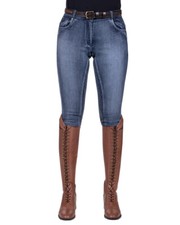 Damen Denim Reithose Hailyn